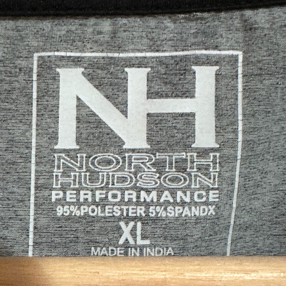 North Hudson Performance Men's Sz XL Short Sleeve Gray Golf Shirt Casual - Picture 2 of 6